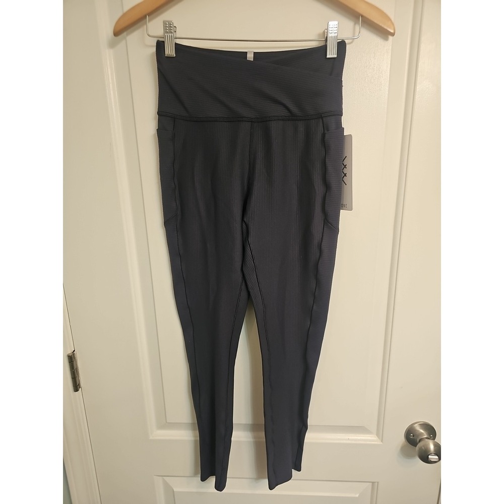 RHONE Banded Hi-Form 7/8 Pocket Legging in Navy Small   Walking, Workout,yoga